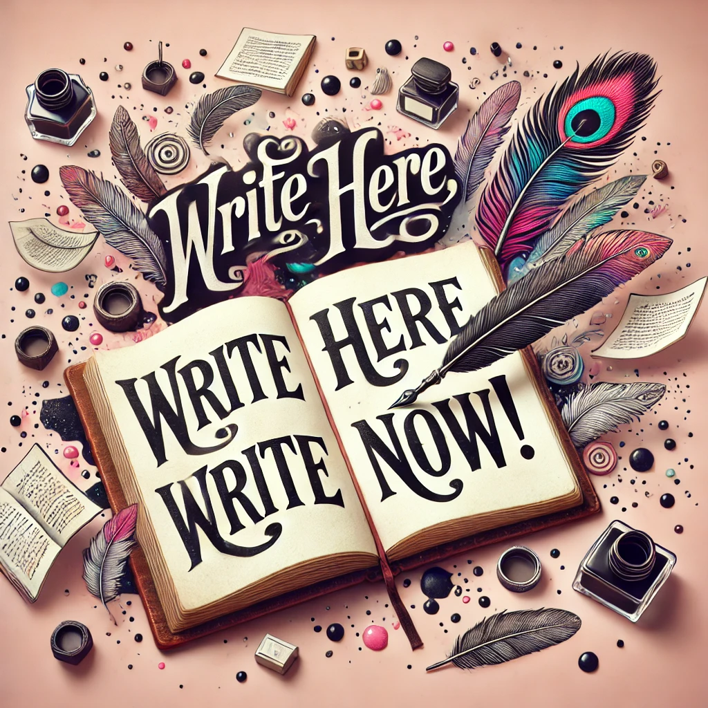 Write here write now Writing Puns