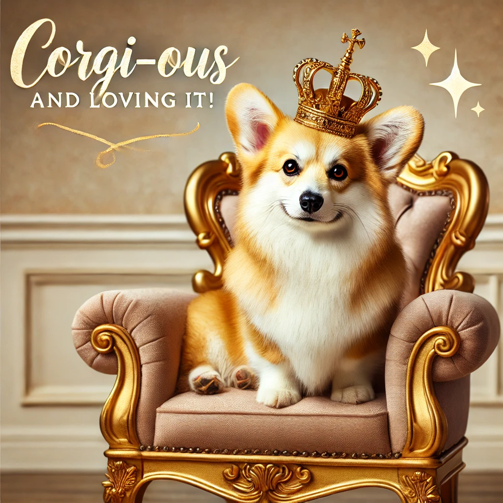 Corgi ous and loving it Corgi puns