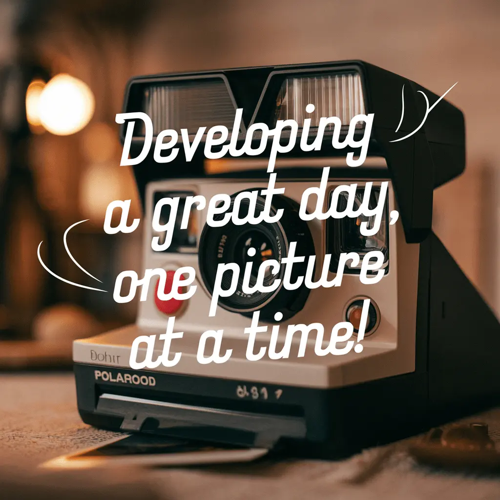 Developing a great day one picture at a time Picture Puns