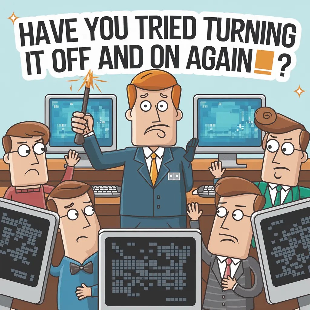 Have You Tried Turning It Off and On Again IT Puns