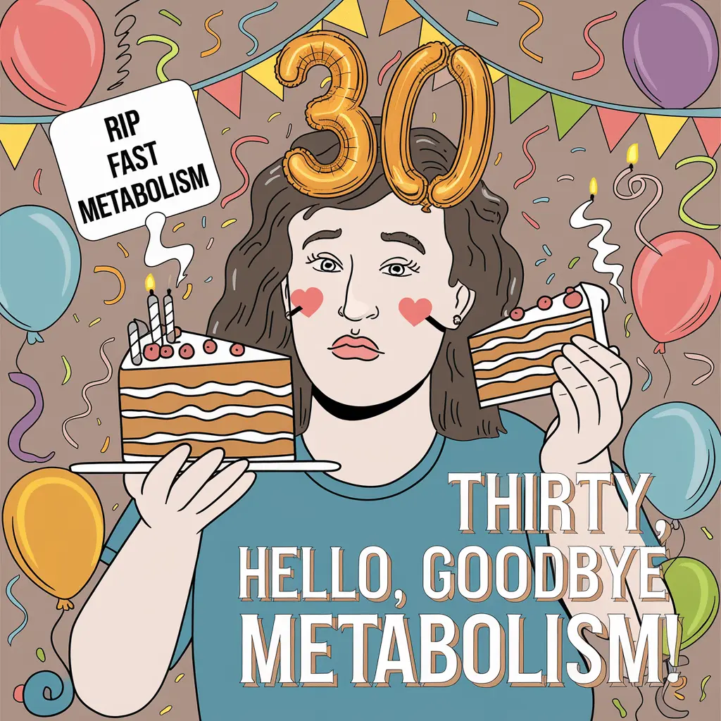 Hello Thirty Goodbye Metabolism 30th Birthday Puns