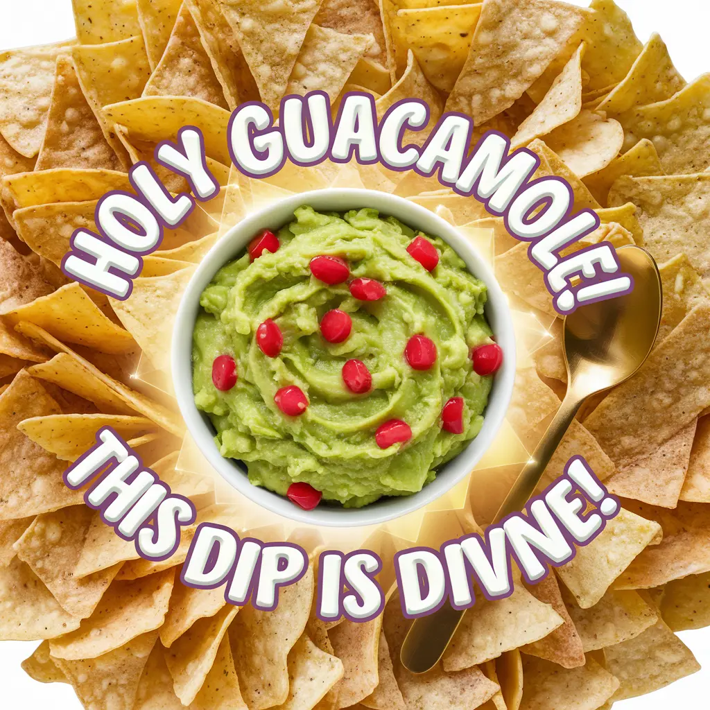 Holy Guacamole This dip is divine Guacamole puns