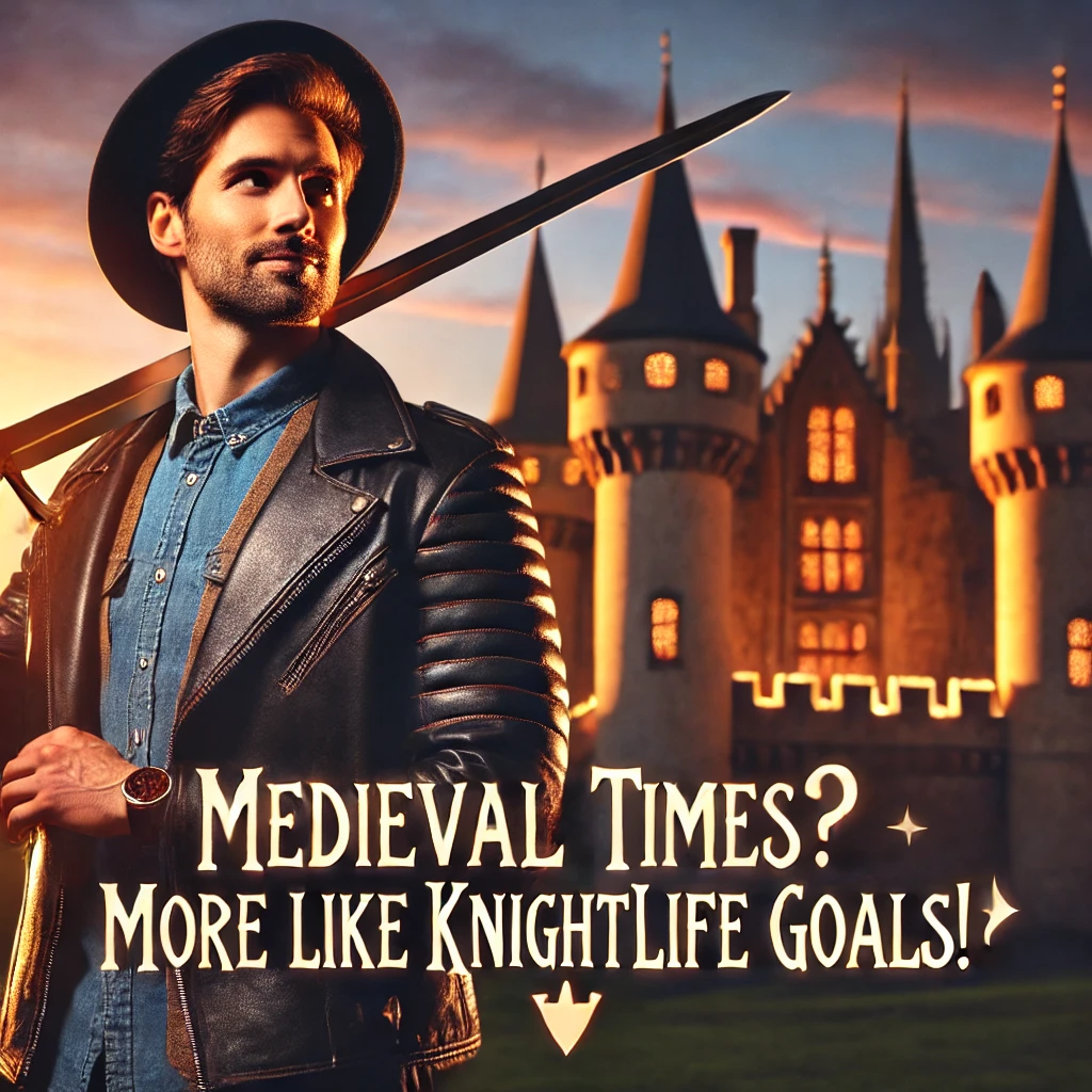 Medieval Times More like Knightlife Goals Medieval Puns