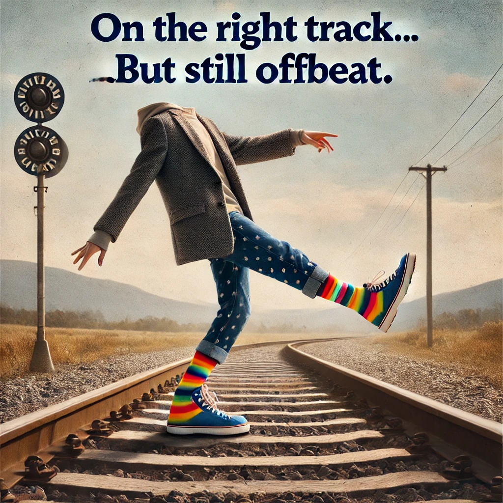 On the right track… but still offbeat. Track Puns