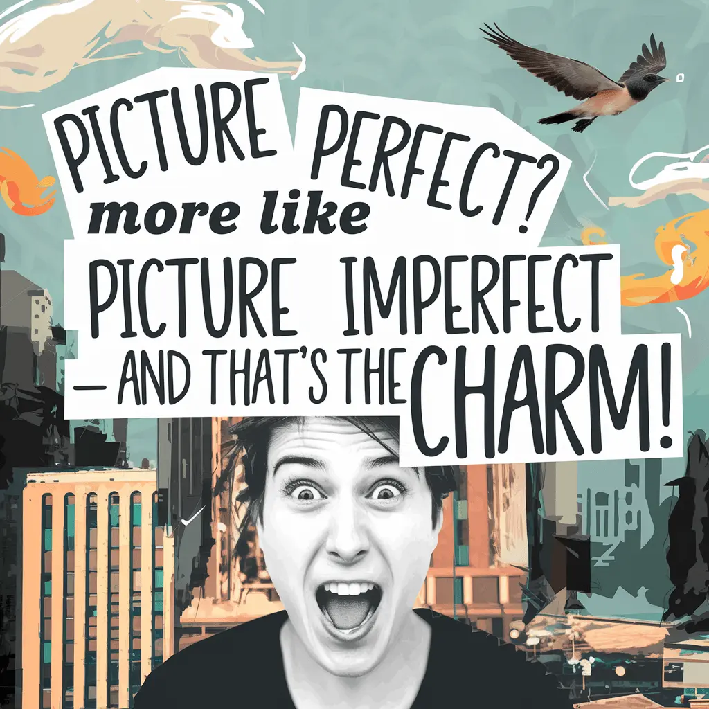Picture perfect More like picture imperfect – and thats the charm Picture Puns