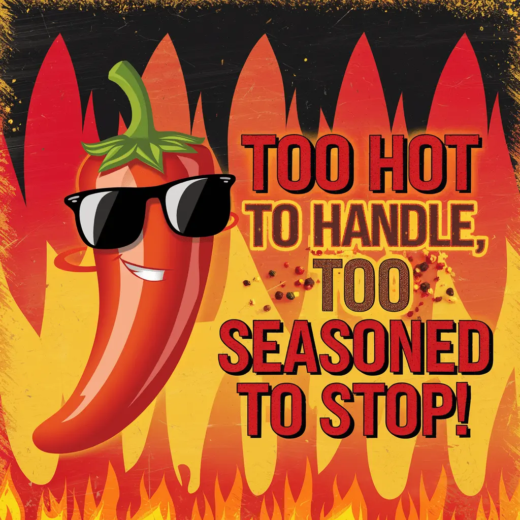 Too hot to handle too seasoned to stop Spicy Puns