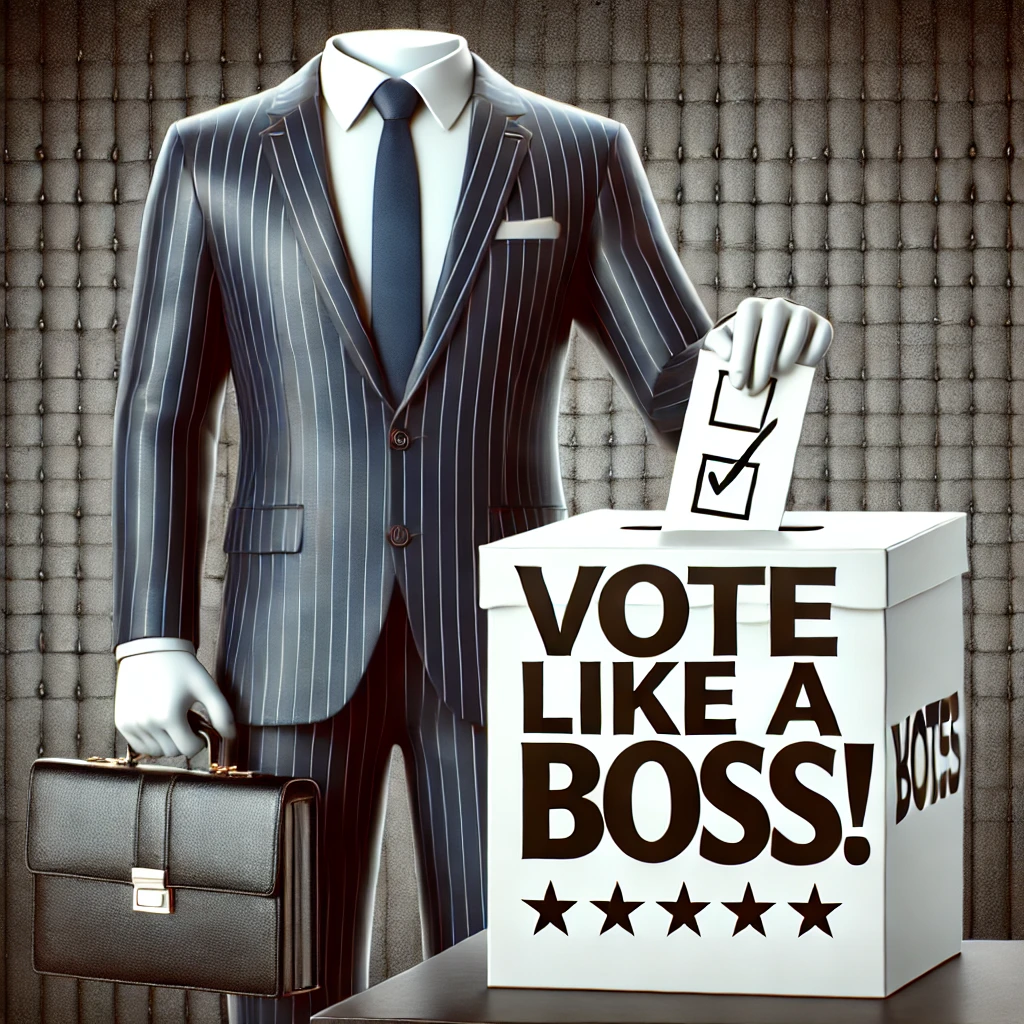 Vote Like a Boss Voting Puns