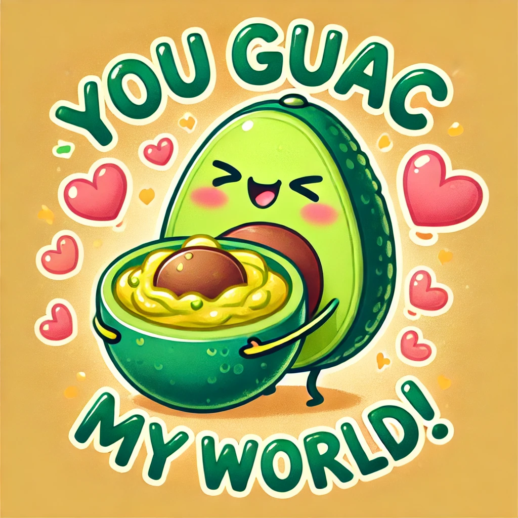 You guac my world Guacamole puns