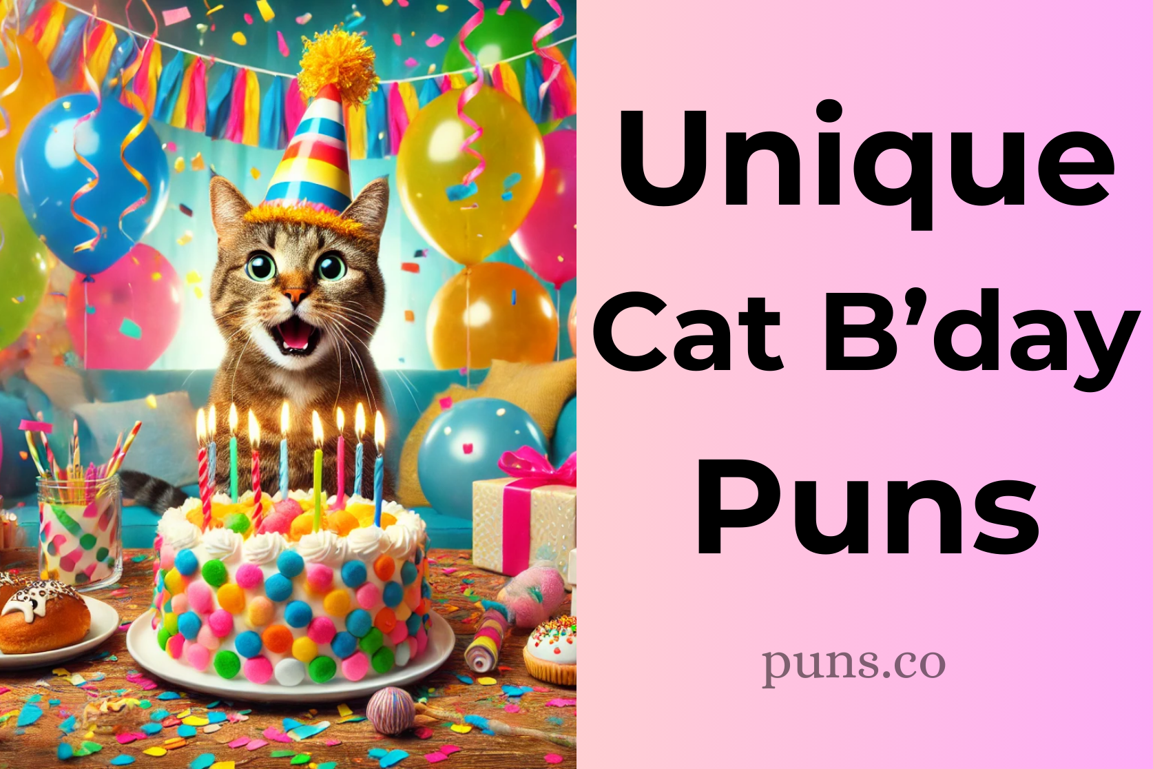 Cat Birthday Puns