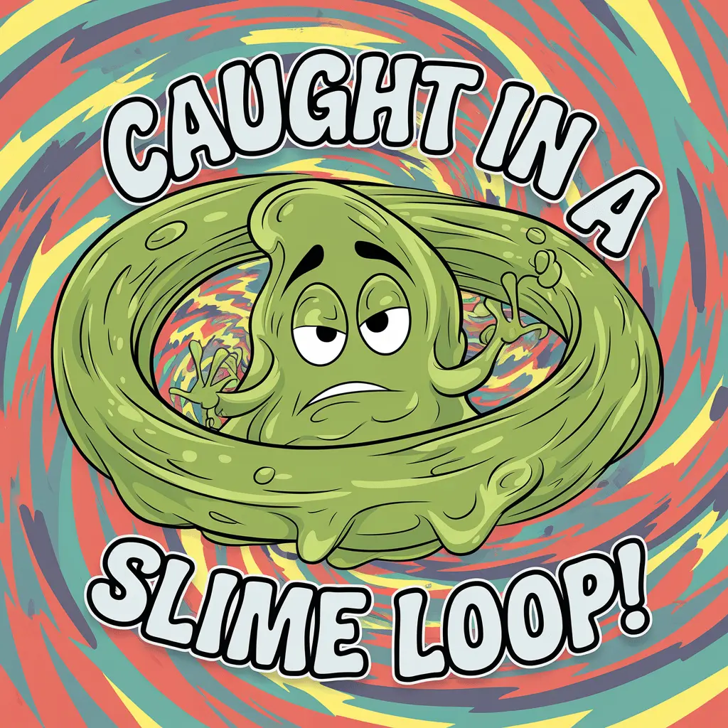 Caught in a slime loop Slime Puns