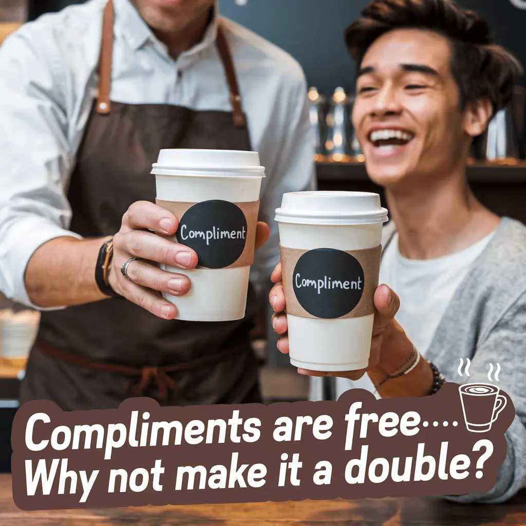 Compliments are free—why not make it a double Compliment Puns