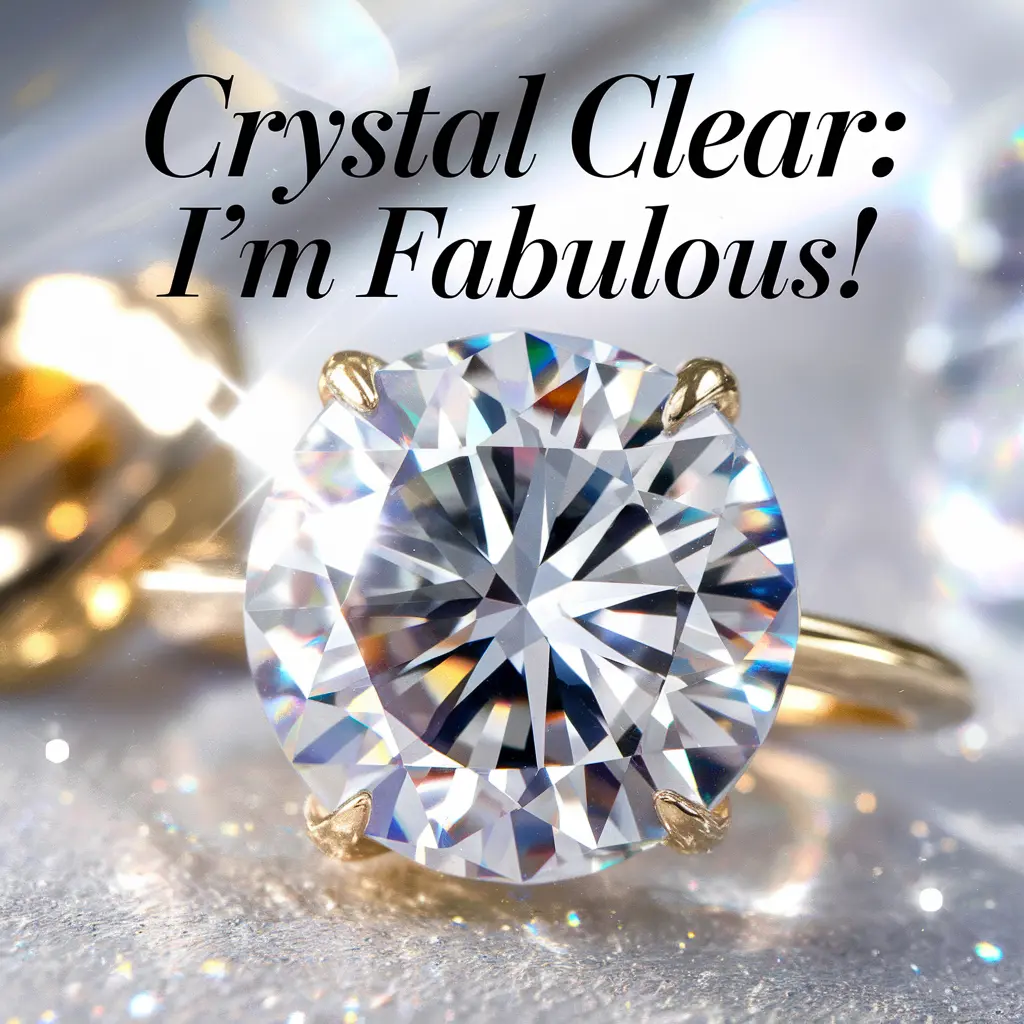Crystal clear Im fabulous Crystal Puns