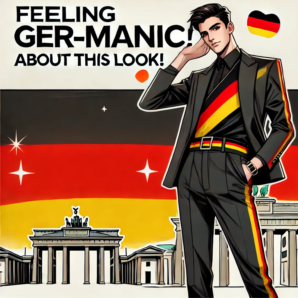 Feeling Ger manic about this look German Puns