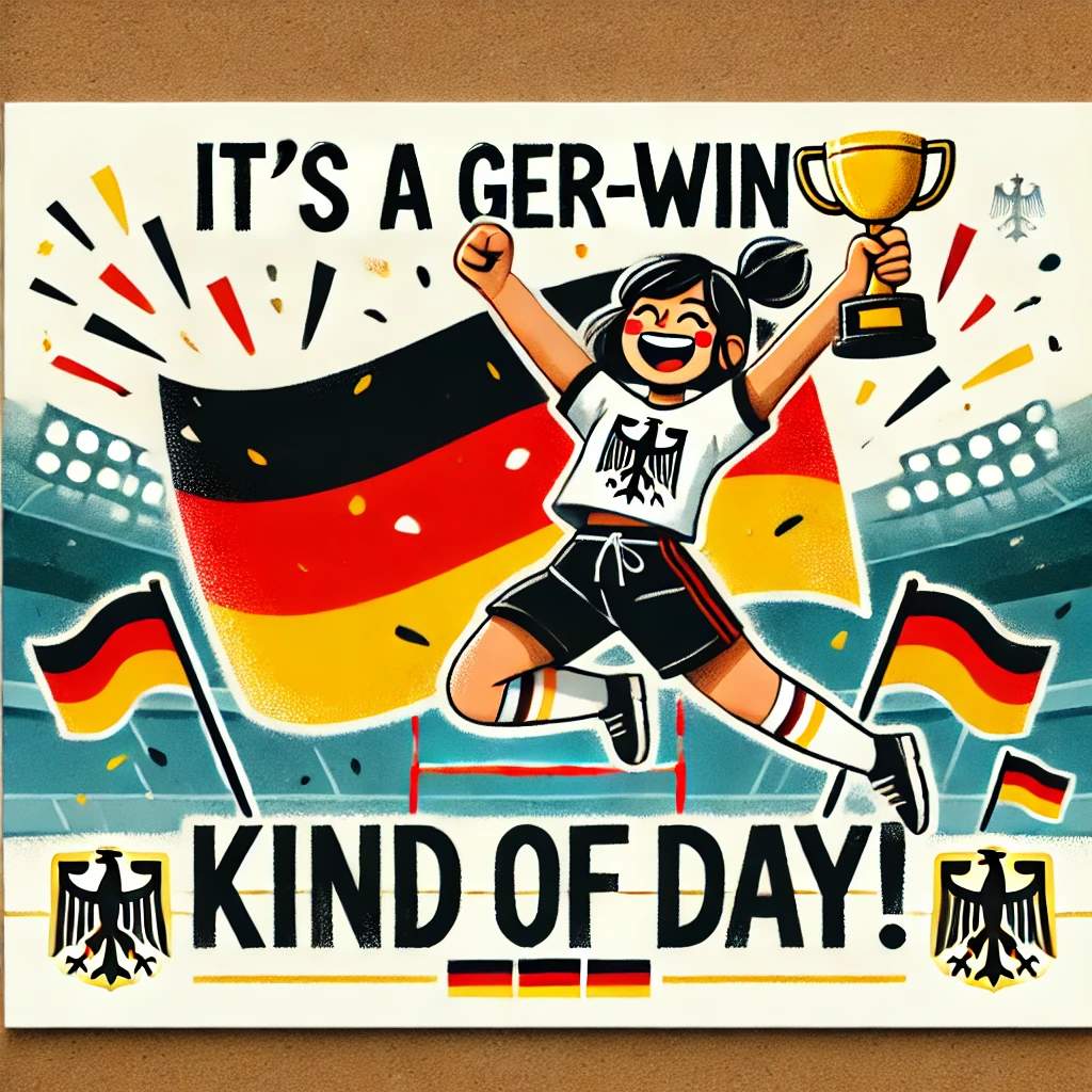 Its a Ger win kind of day German Puns
