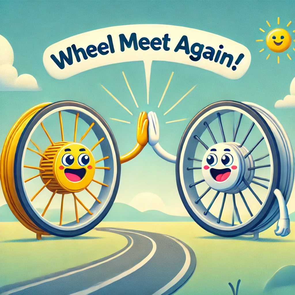 Wheel meet again Wheel Puns