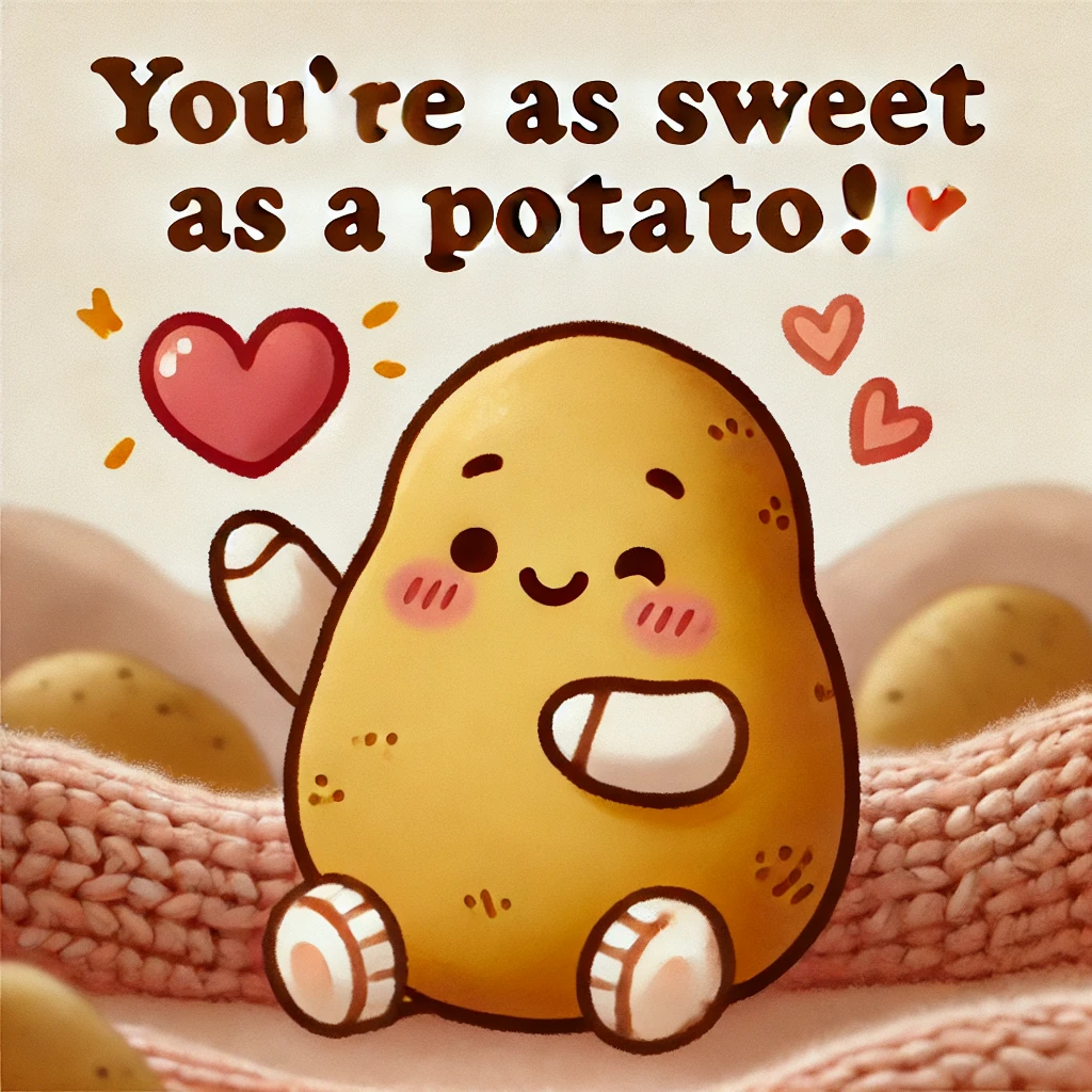 Youre as sweet as a potato Sweet Potato Puns