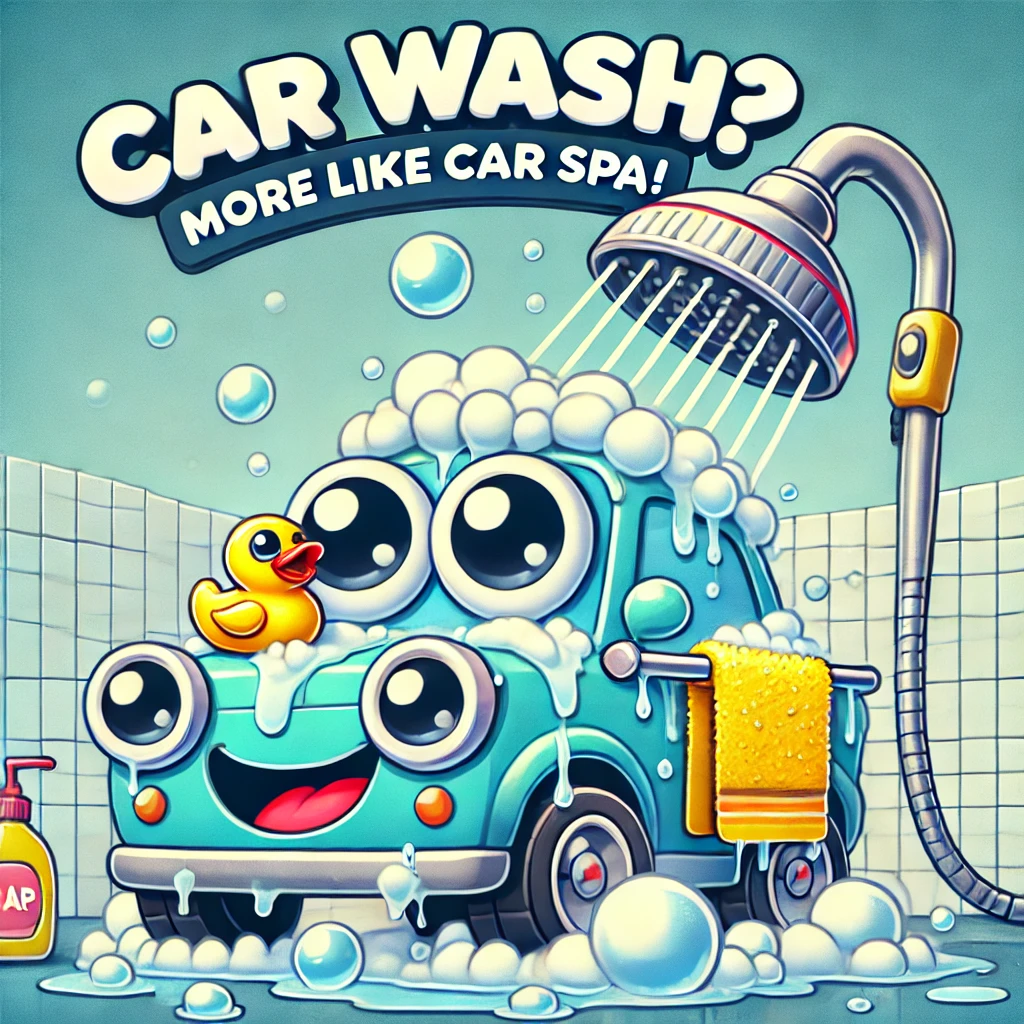 Car Wash More like Car Spa Car Wash Puns