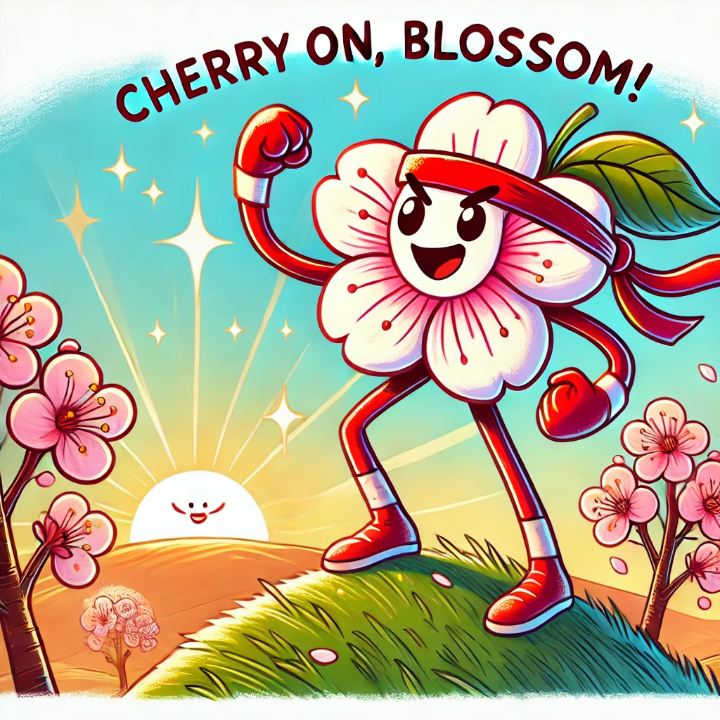 Cherry on blossom Cherry Blossom Puns