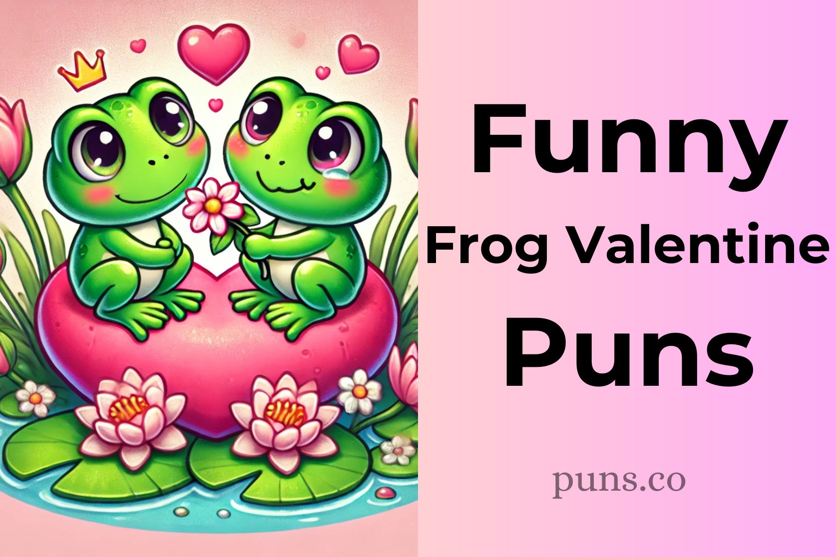 Frog Valentine Puns