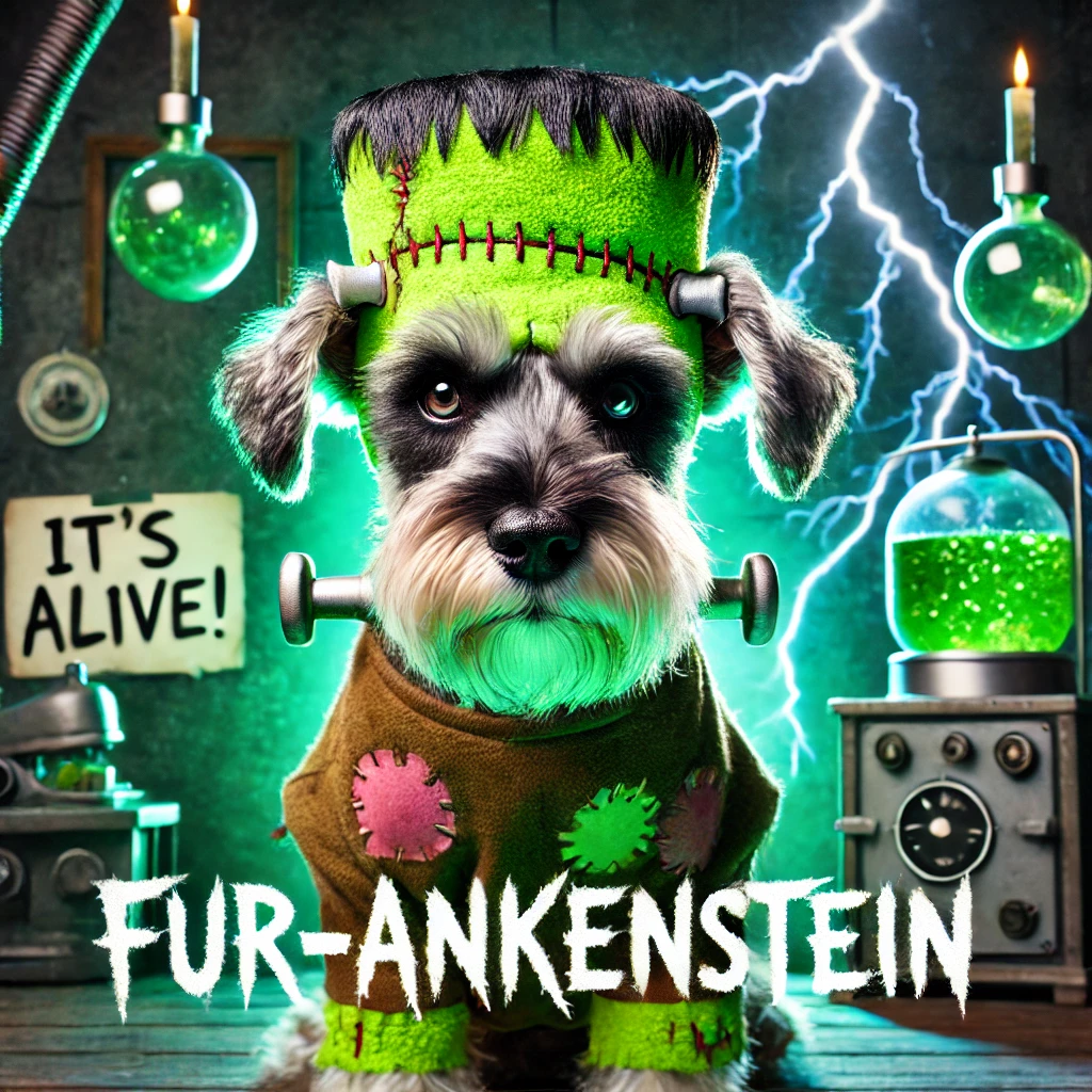Fur ankenstein Halloween Dog Puns