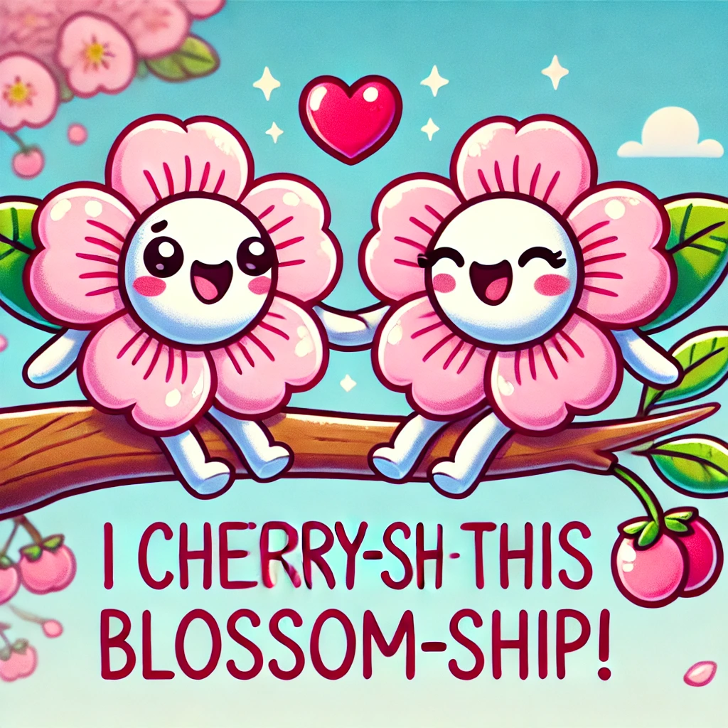I cherry sh this blossom ship Cherry Blossom Puns