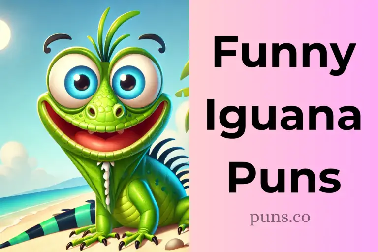 67 Iguana Puns for a Reptile-tickling Good Time!