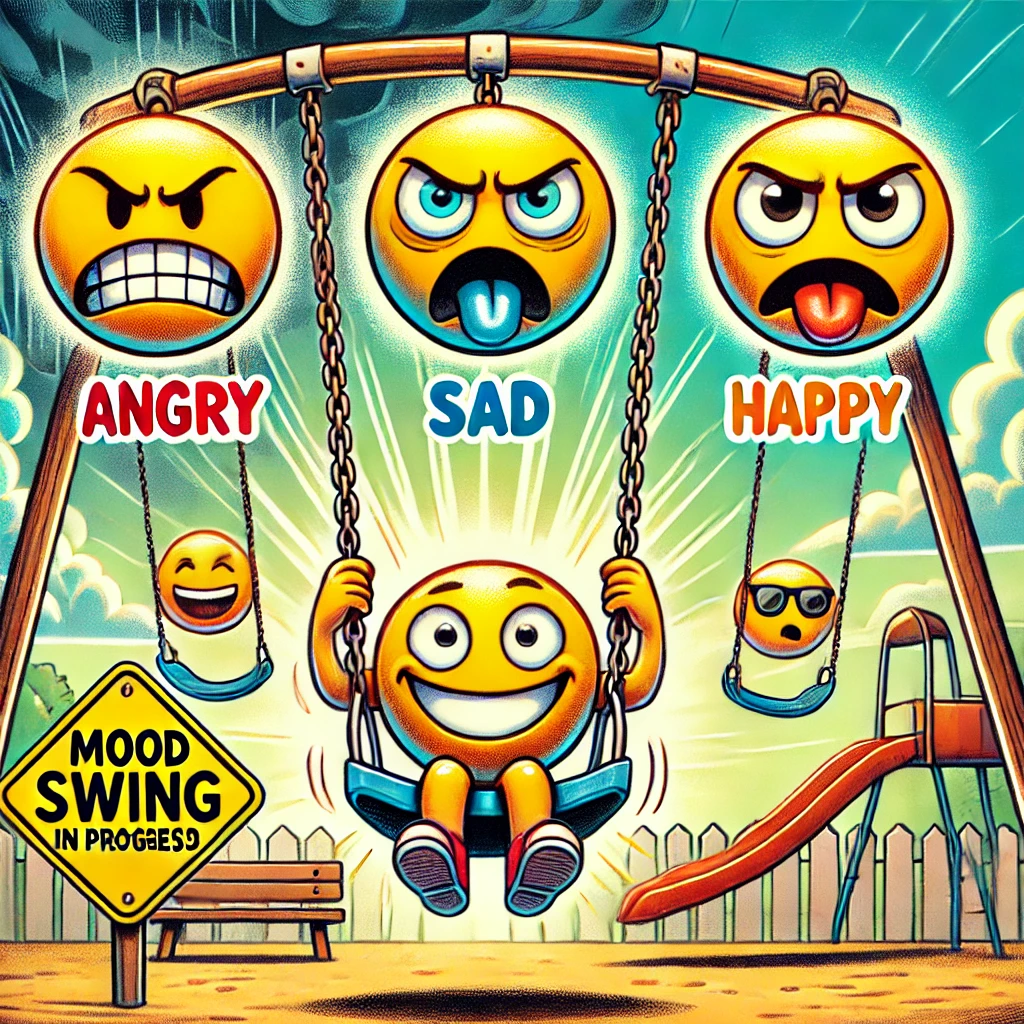Mood Swing in ProgressSwing Puns