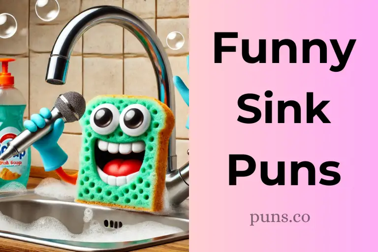 65 Sink Puns That Drip with Hilarity and Wit!