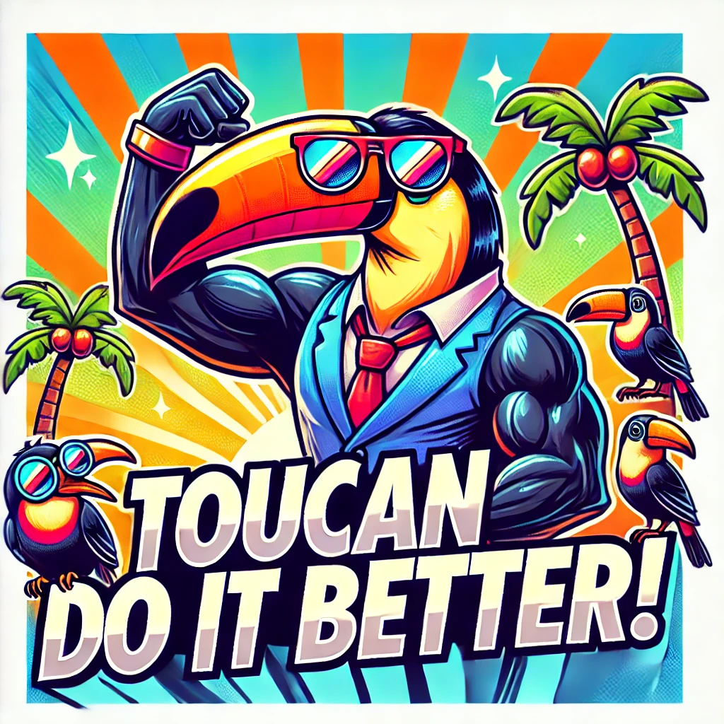 Toucan do it better Toucan Puns