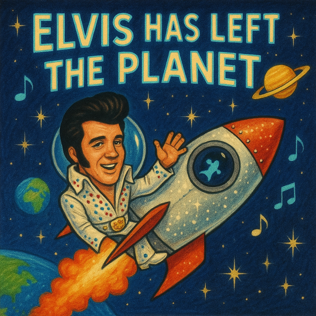 Elvis Has Left the Planet Elvis Puns