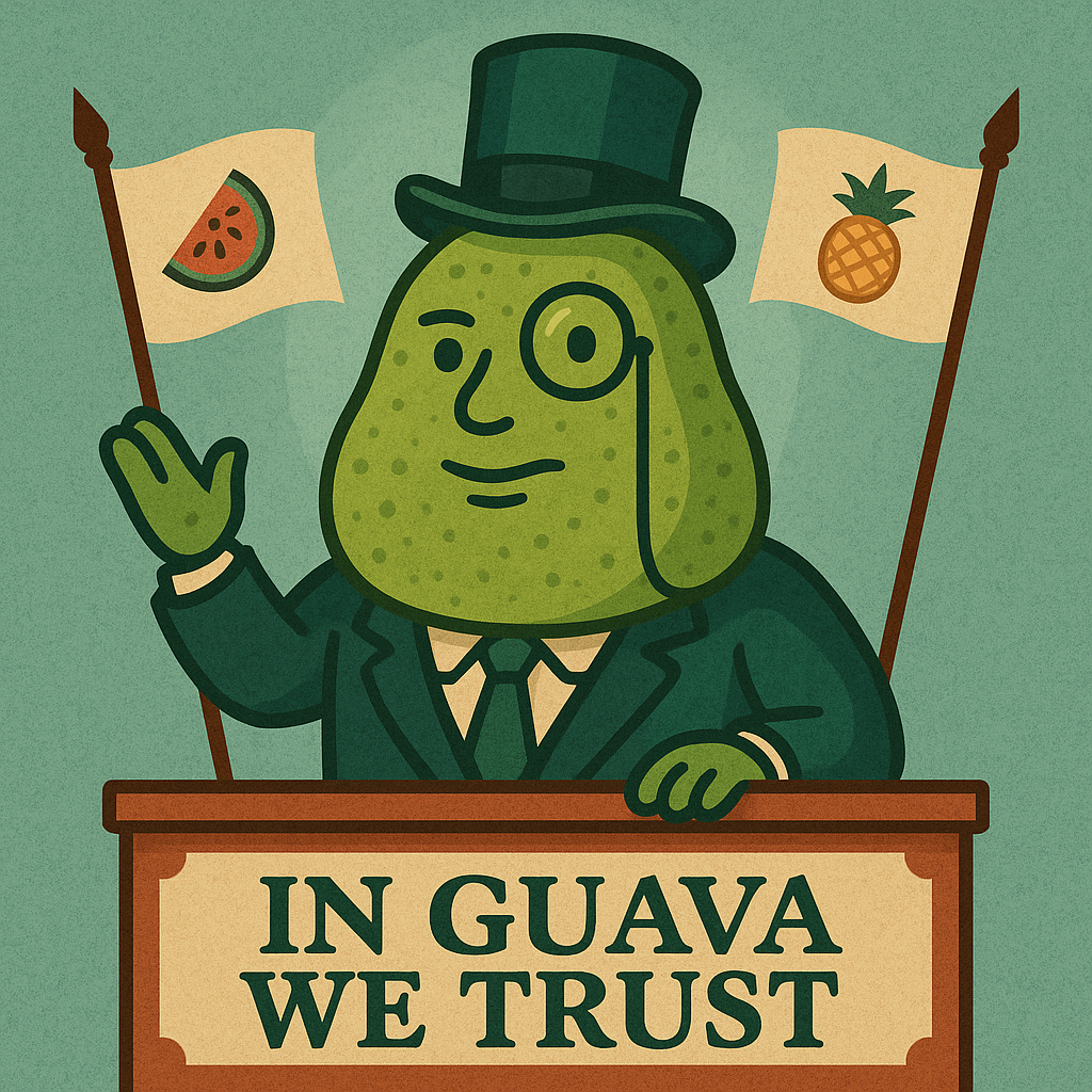 In Guava We Trust. Guava Puns