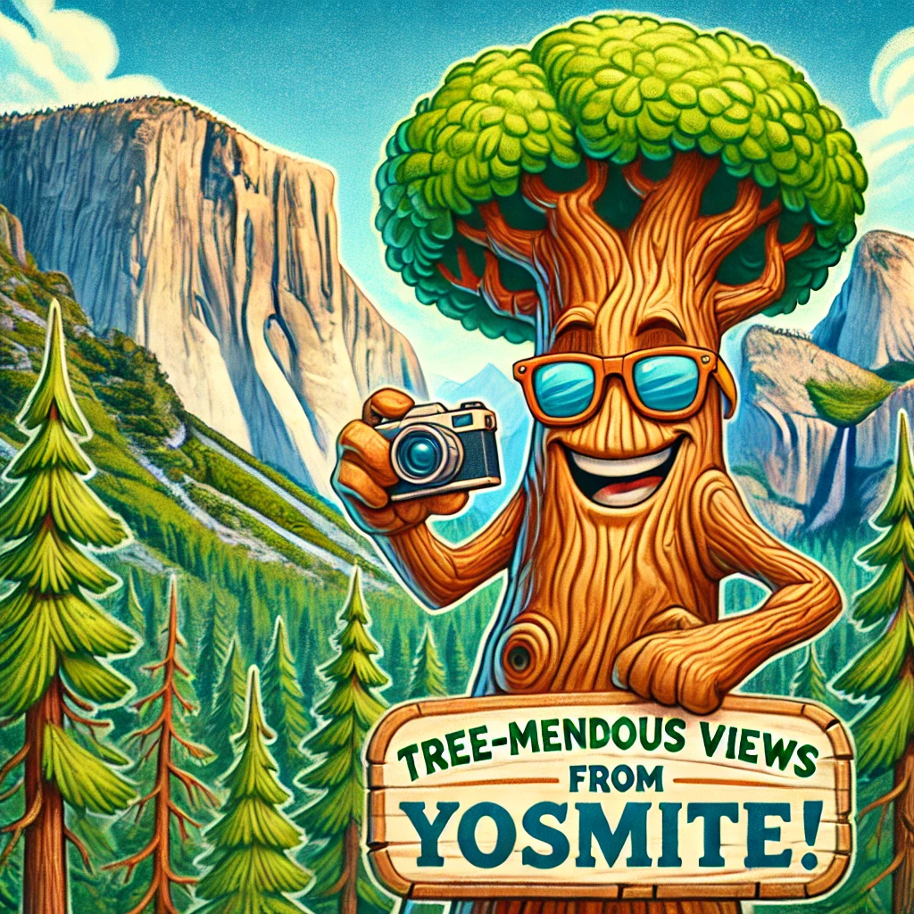 Tree mendous views from Yosemite Yosemite Puns