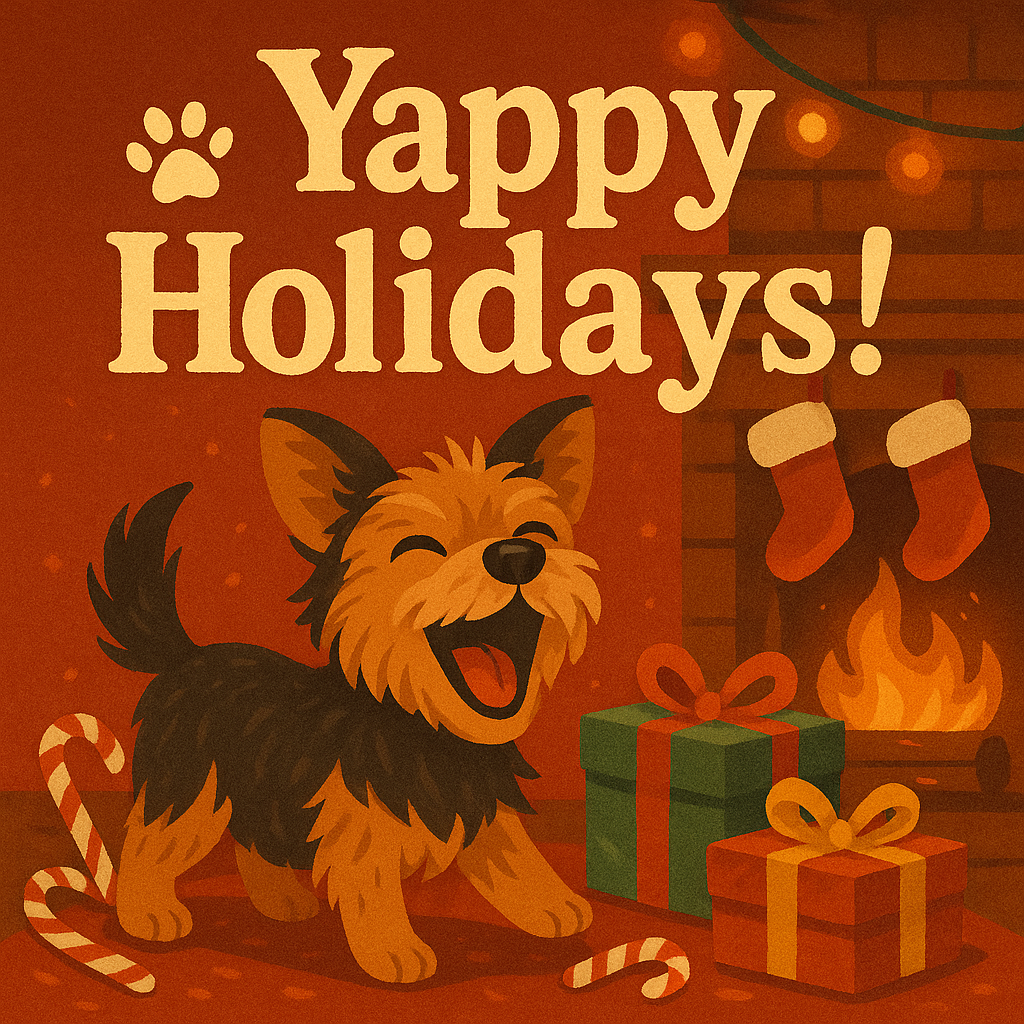 Yappy Holidays Dog christmas Puns