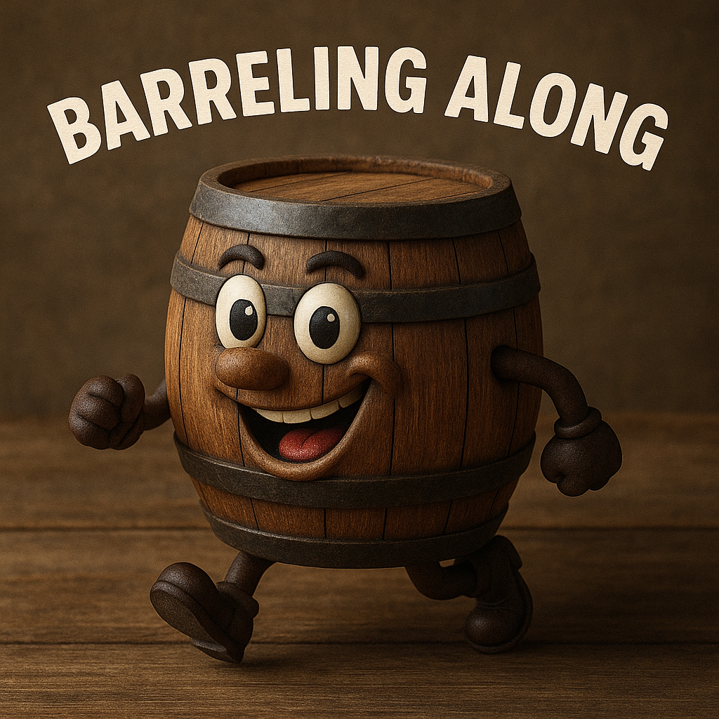 Barreling along Barrel Puns