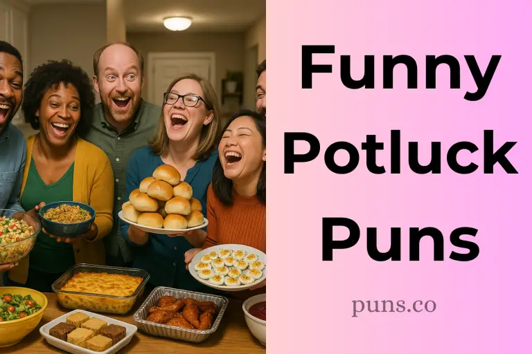 131 Potluck Puns That’ll Have Everyone Dishing Out Laughter!