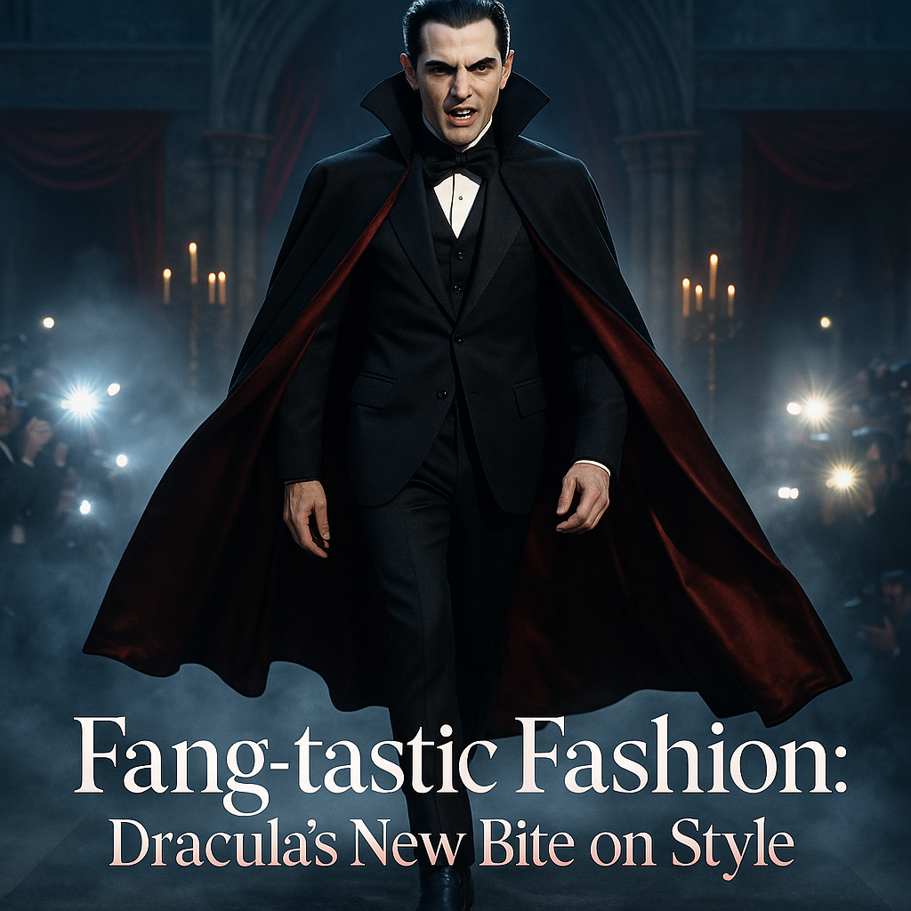 Fang tastic Fashion Draculas New Bite on Style Dracula Puns