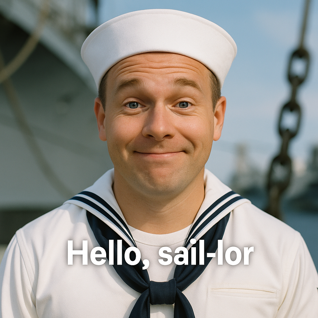 Hello Sail lor Sailor puns