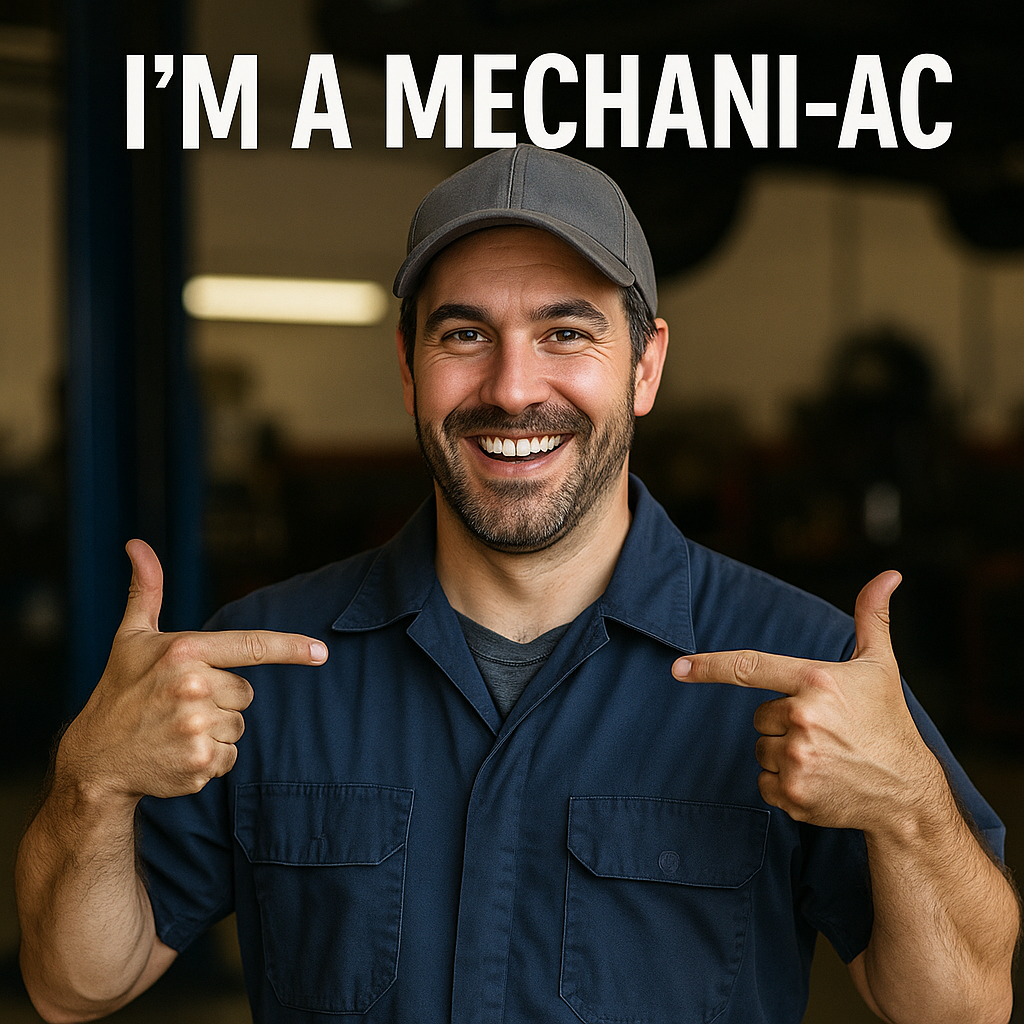IM A MECHANI AC Mechanic Puns