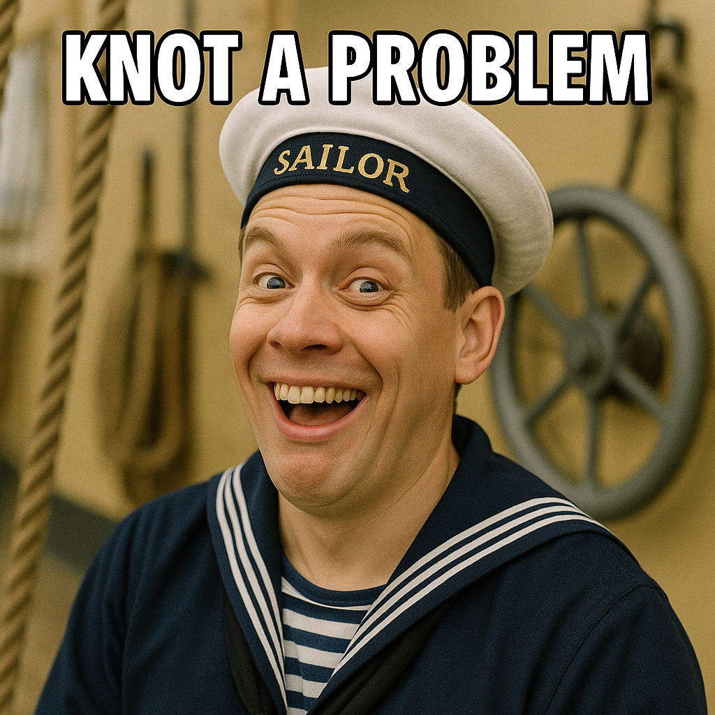KNOT A PROBLEM Sailor puns