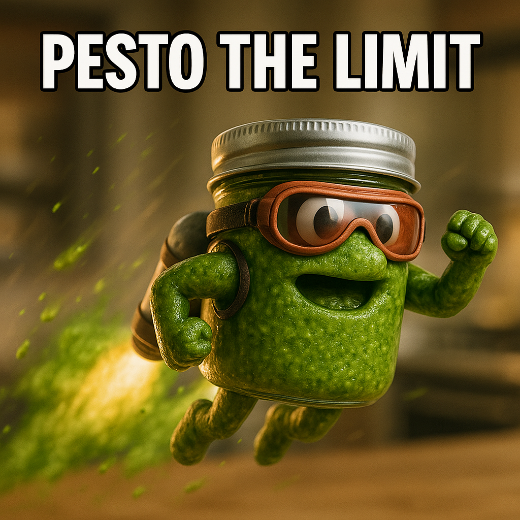 Pesto the limit Pesto Puns