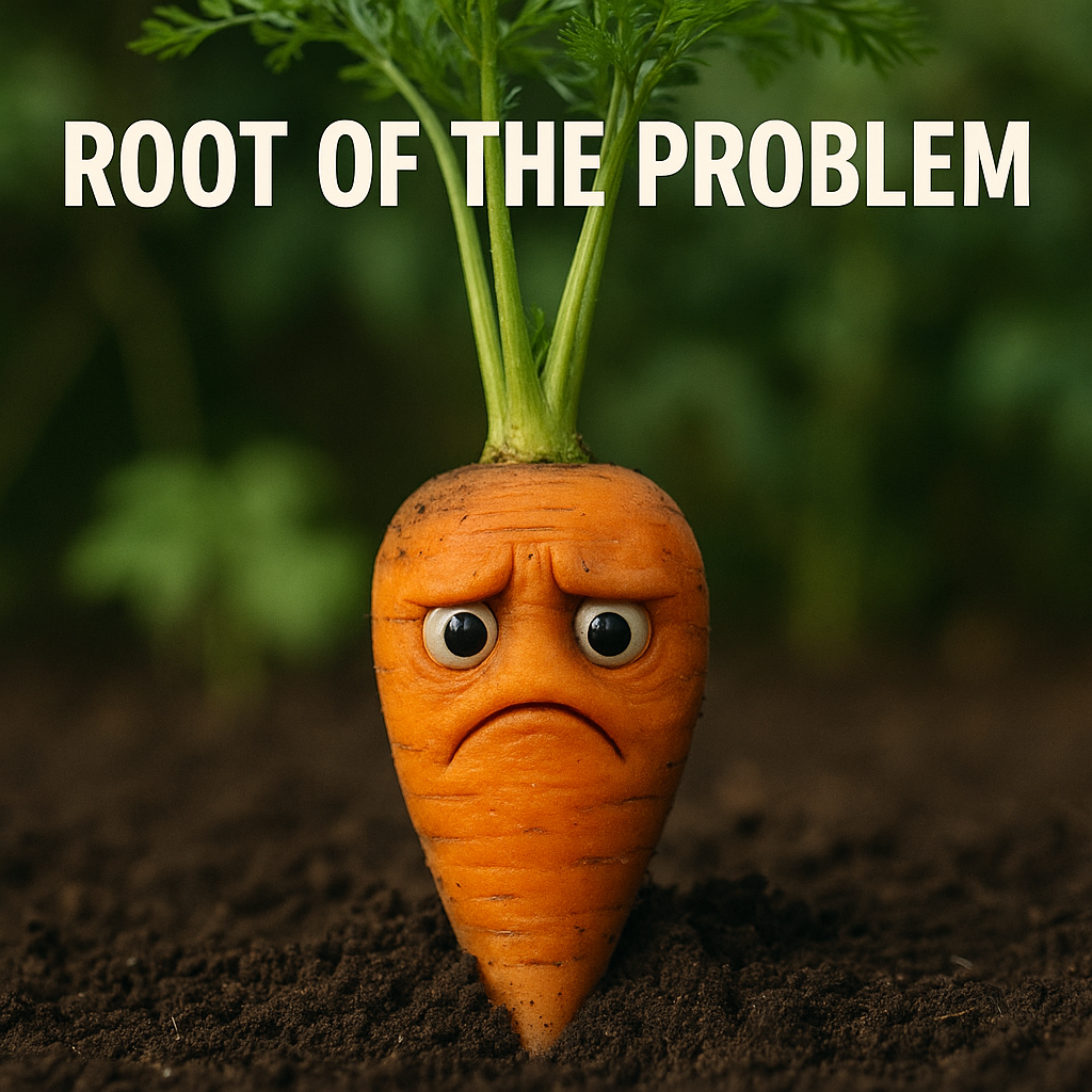 ROOT OF THE PROBLEM Root Puns