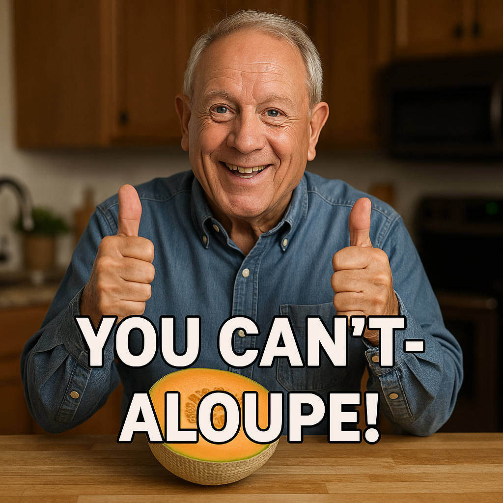 You cant aloupe Cantaloupe Puns