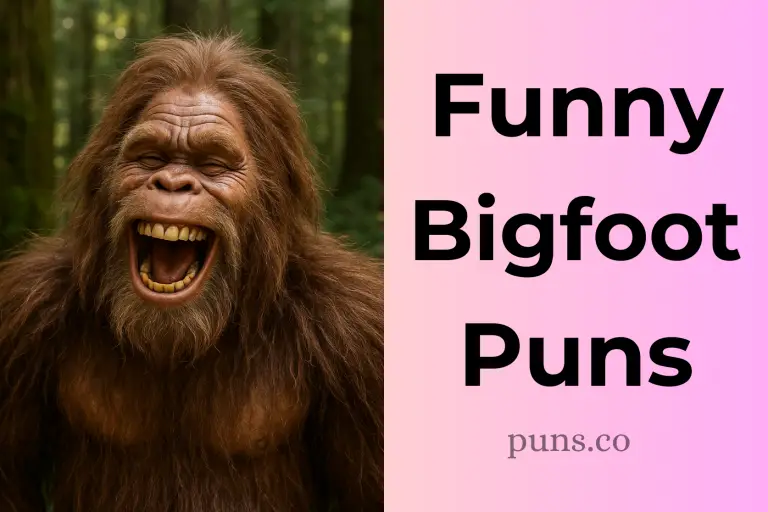 90 Bigfoot Puns For Monster-Sized Belly Laughs!
