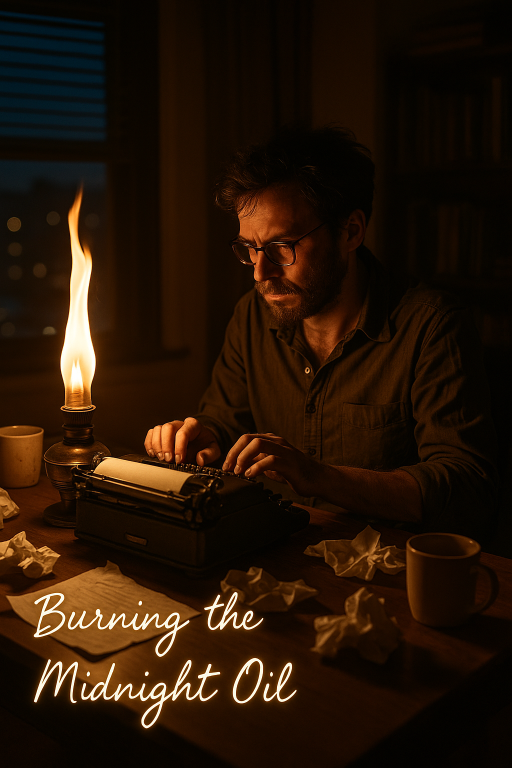 Burning the Midnight Oil Burn Puns
