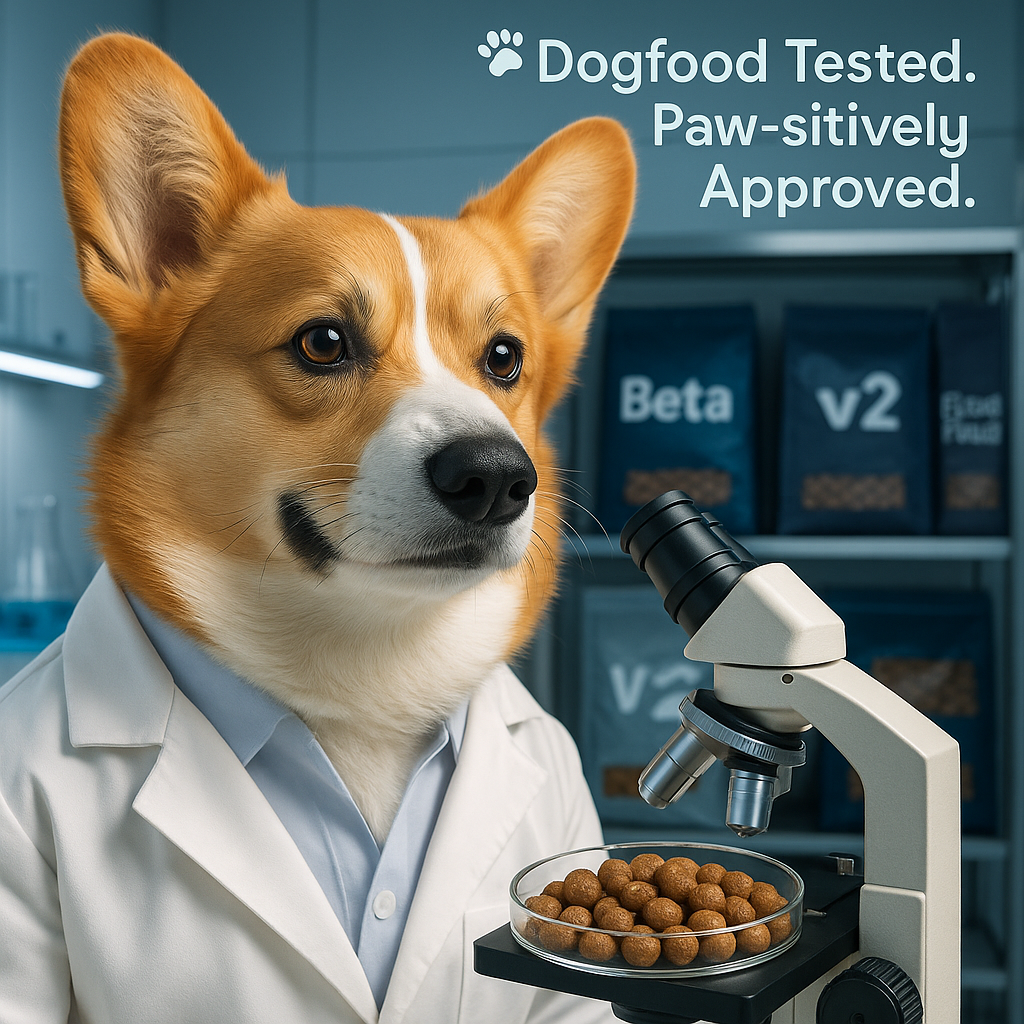 Dogfood Tested. Paw sitively Approved. Dogfood Puns
