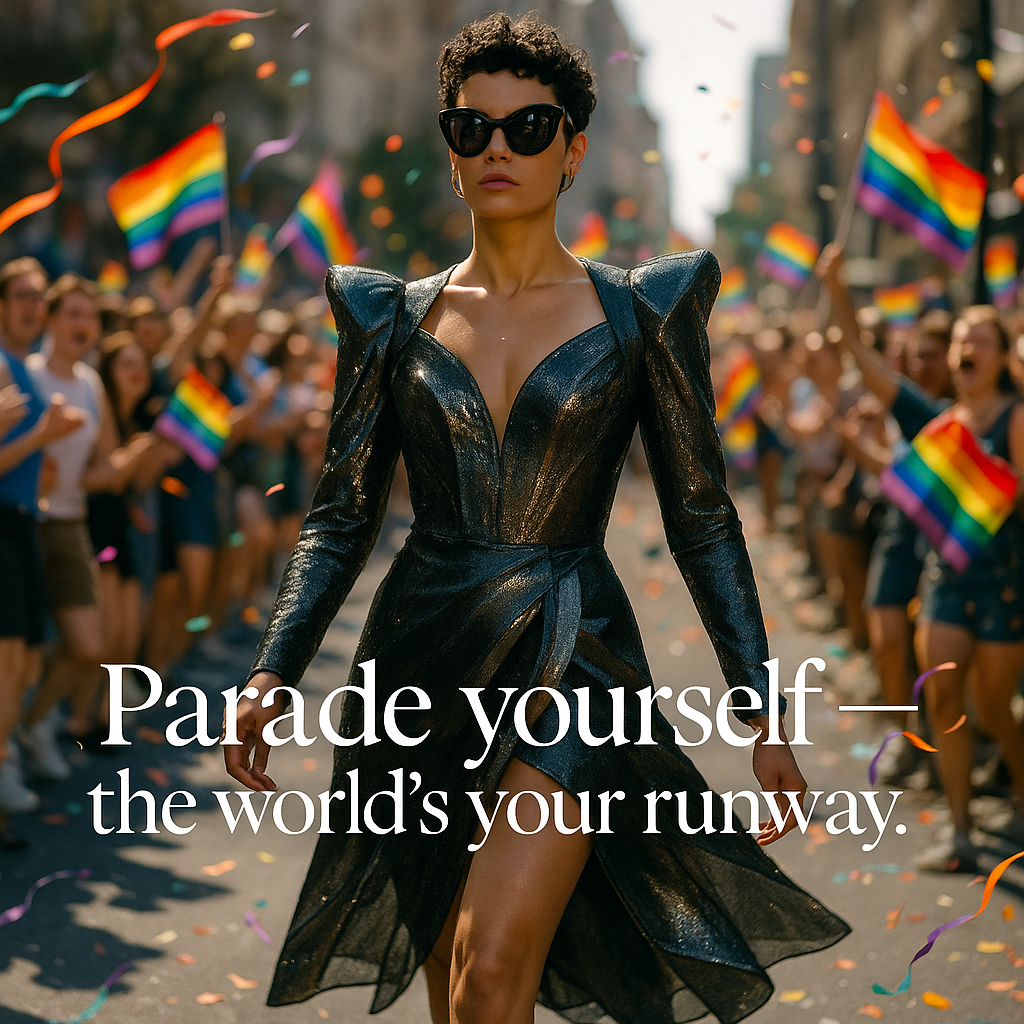 Parade yourself — the worlds your runway. Parade Puns