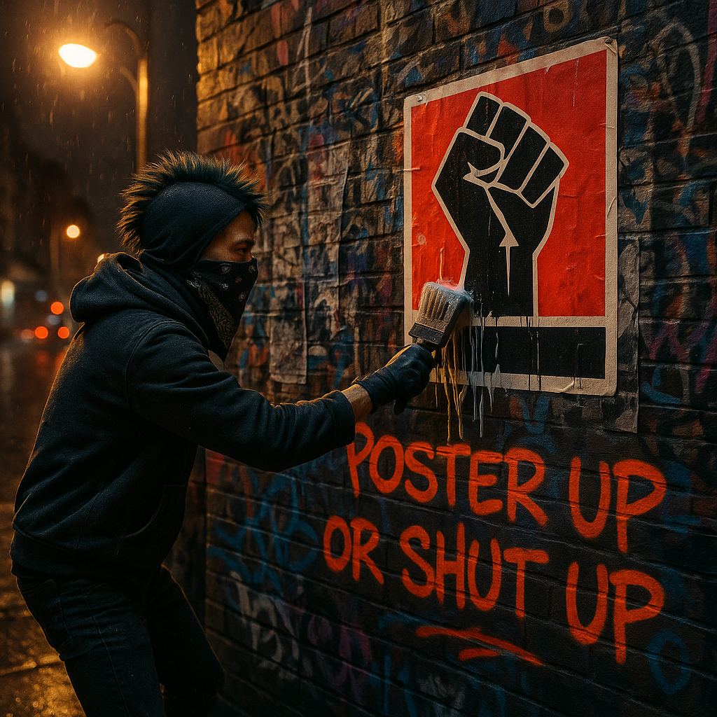 Poster Up or Shut Up Poster Puns