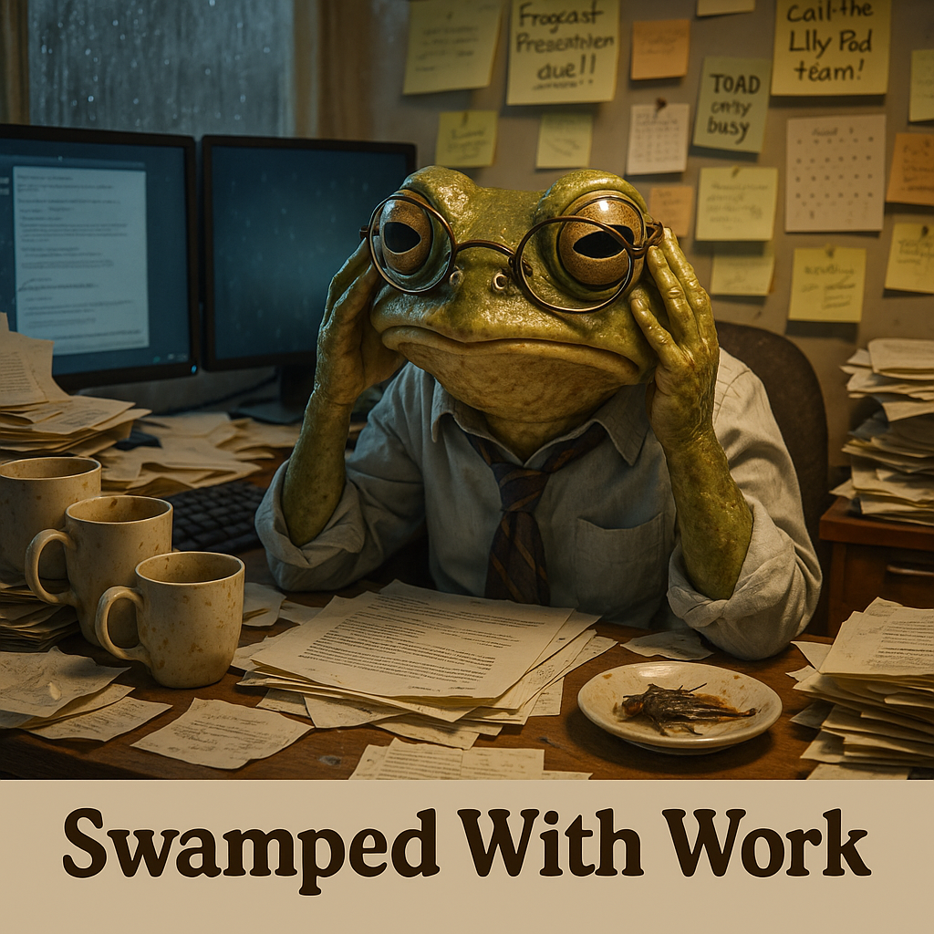 wamped With Work Swamp Puns