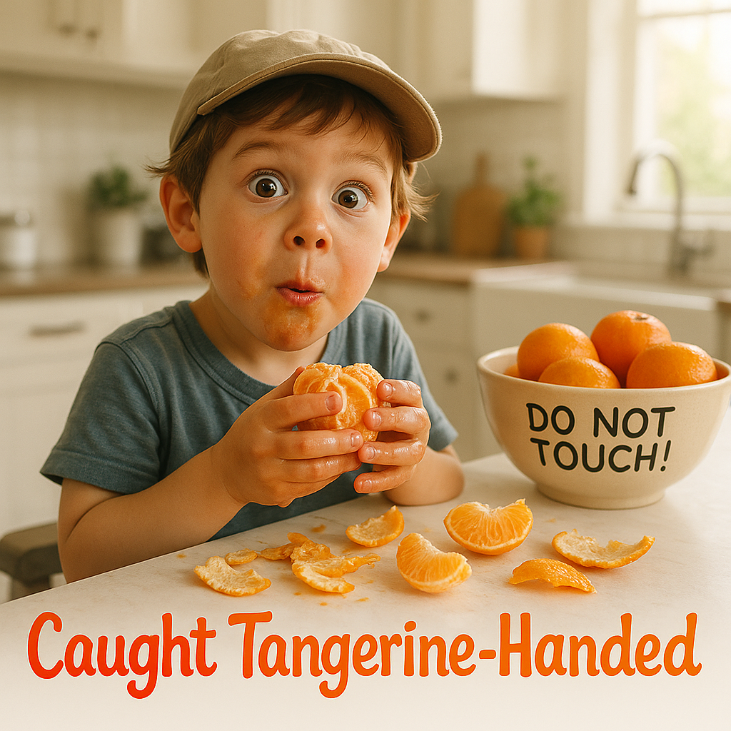 Caught Tangerine Handed Tangerine Puns