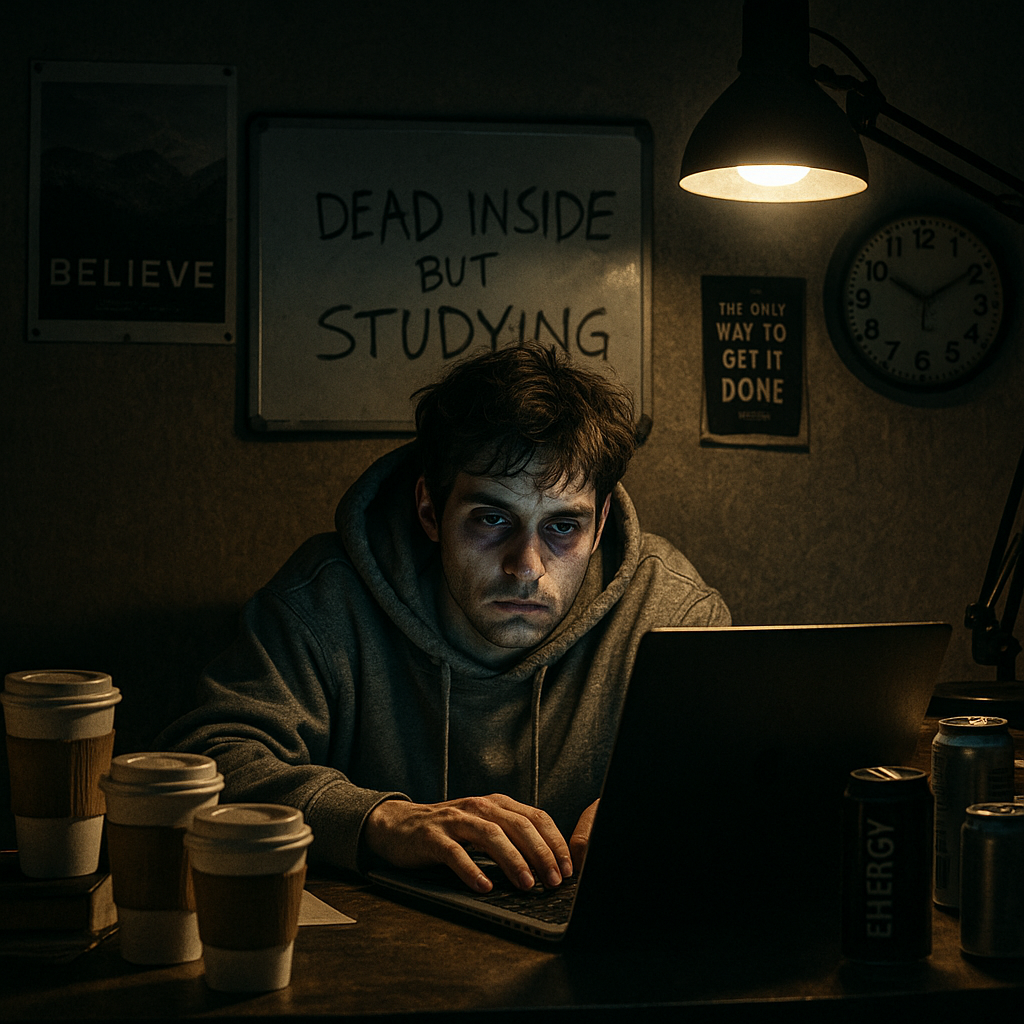 Dead Inside but Studying Studying Puns